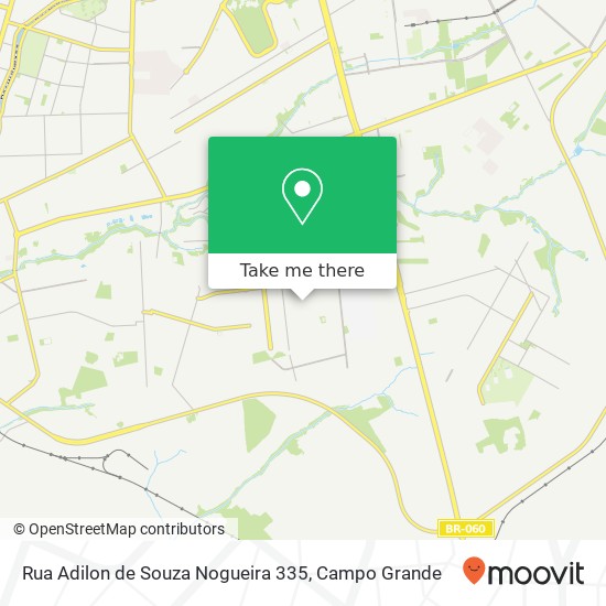 Mapa Rua Adilon de Souza Nogueira 335