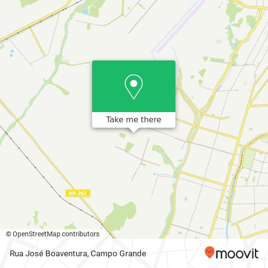 Mapa Rua José Boaventura