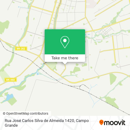 Mapa Rua José Carlos Silva de Almeida 1420