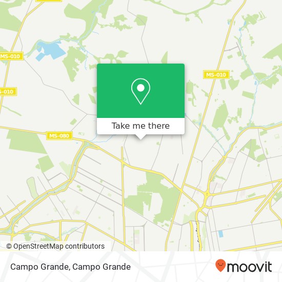 Campo Grande map