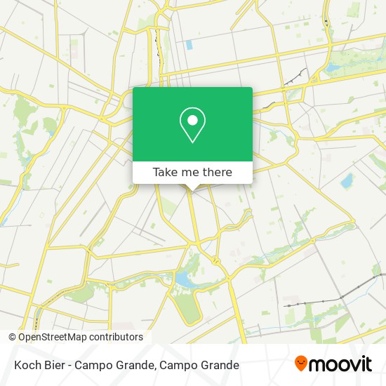 Koch Bier - Campo Grande map