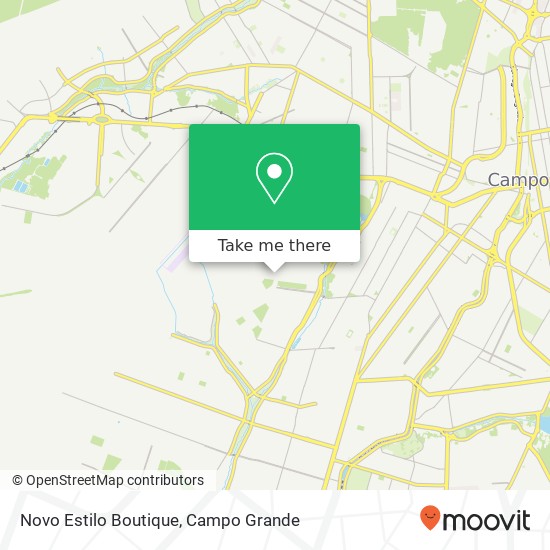 Mapa Novo Estilo Boutique, Rua Paulo Hideo Katayama, 439 União Campo Grande-MS 79091-430