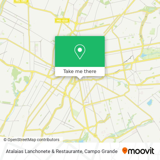 Mapa Atalaias Lanchonete & Restaurante