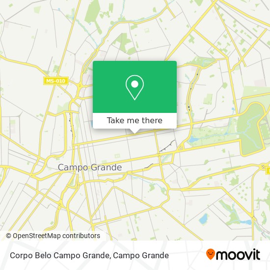 Corpo Belo Campo Grande map