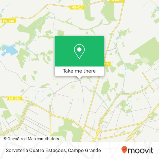 Sorveteria Quatro Estações, Nasser Campo Grande-MS 79117-462 map