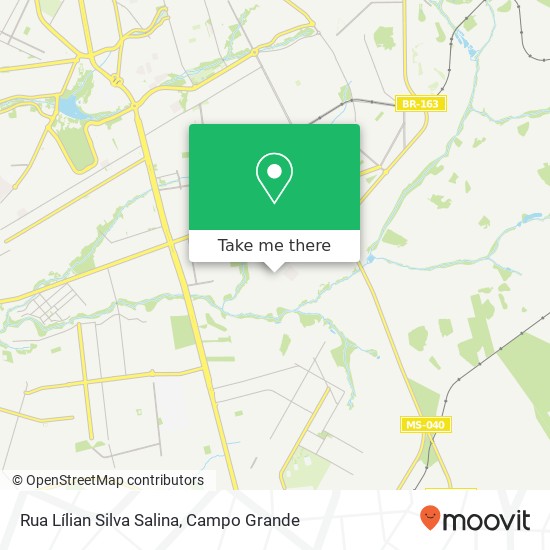 Mapa Rua Lílian Silva Salina