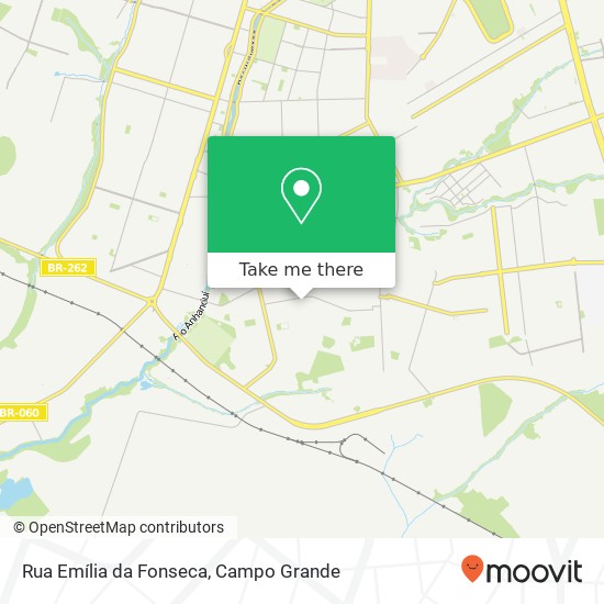 Mapa Rua Emília da Fonseca
