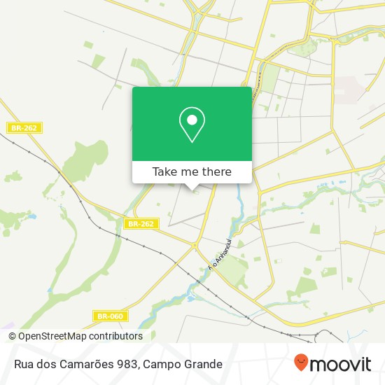 Mapa Rua dos Camarões 983