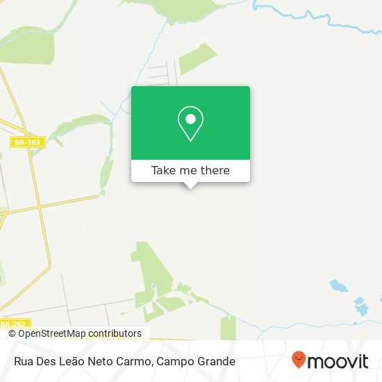 Rua Des Leão Neto Carmo map