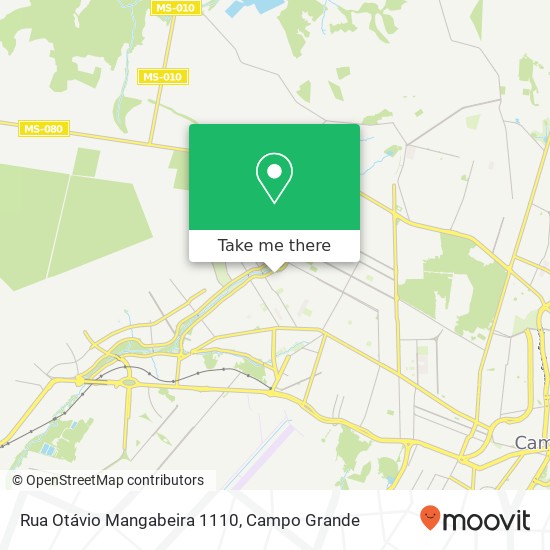 Mapa Rua Otávio Mangabeira 1110