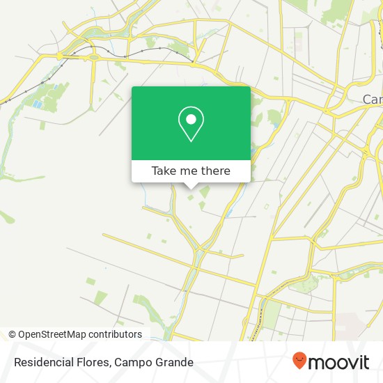 Residencial Flores map