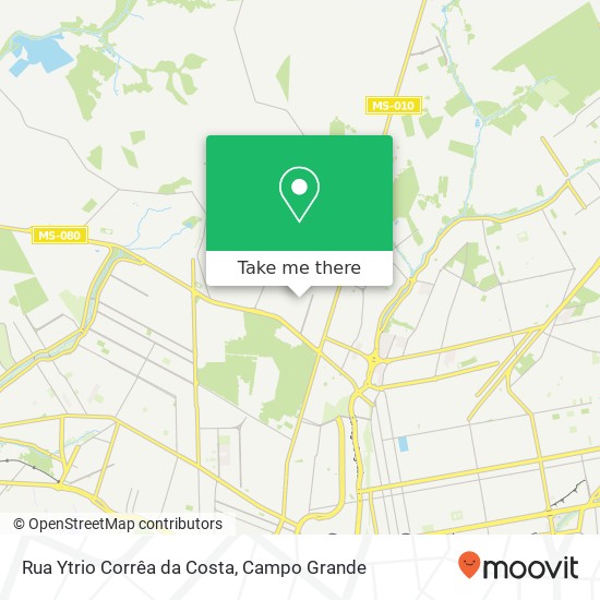 Mapa Rua Ytrio Corrêa da Costa