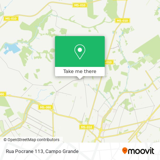 Rua Pocrane 113 map