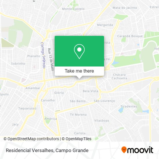 Residencial Versalhes map