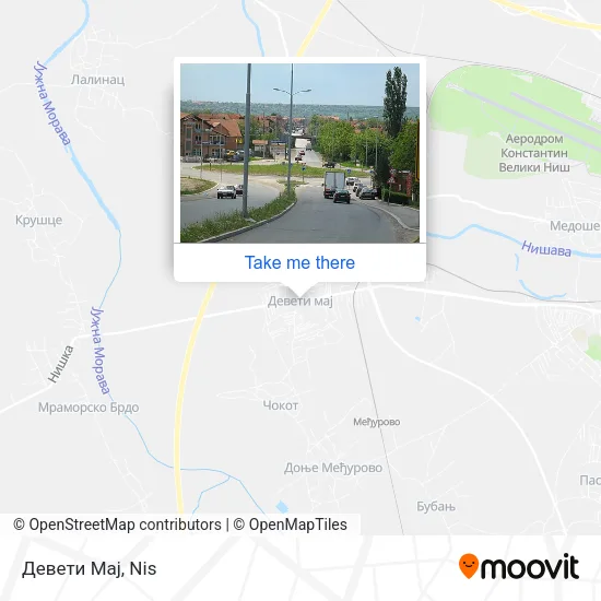 Девети Мај map