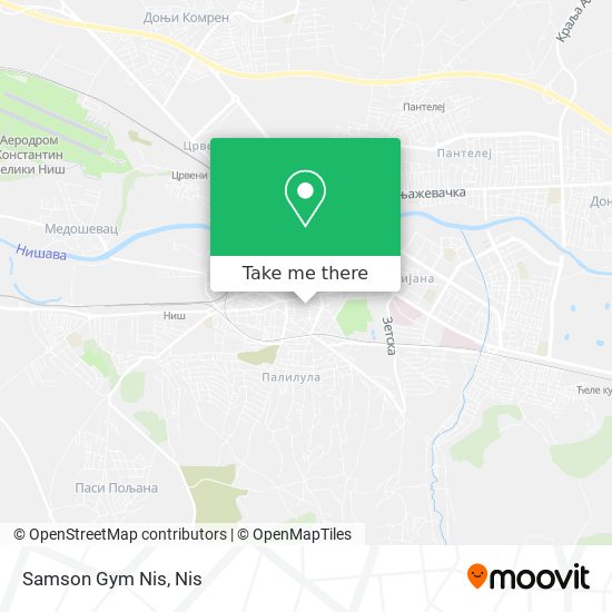 Samson Gym Nis map