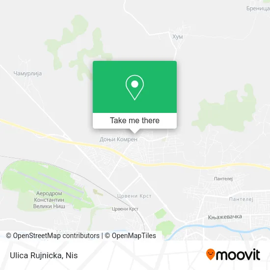 Ulica Rujnicka map