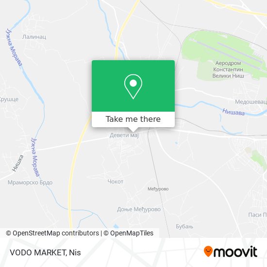 VODO MARKET map