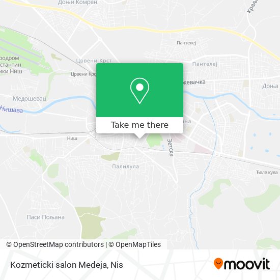 Kozmeticki salon Medeja map