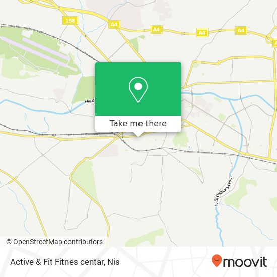 Active & Fit Fitnes centar map