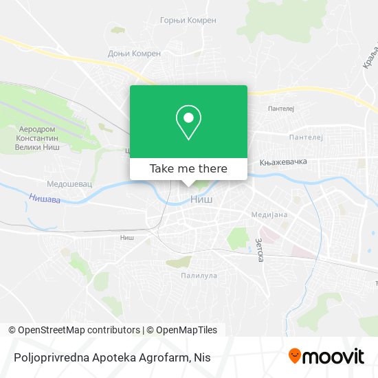 Poljoprivredna Apoteka Agrofarm map