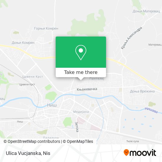 Ulica Vucjanska map