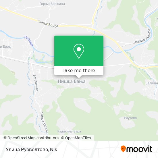 Улица Рузвелтова map