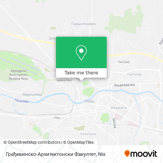 Грађевинско-Архитектонски Факултет map