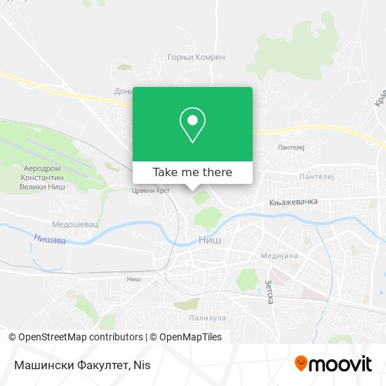 Машински Факултет map