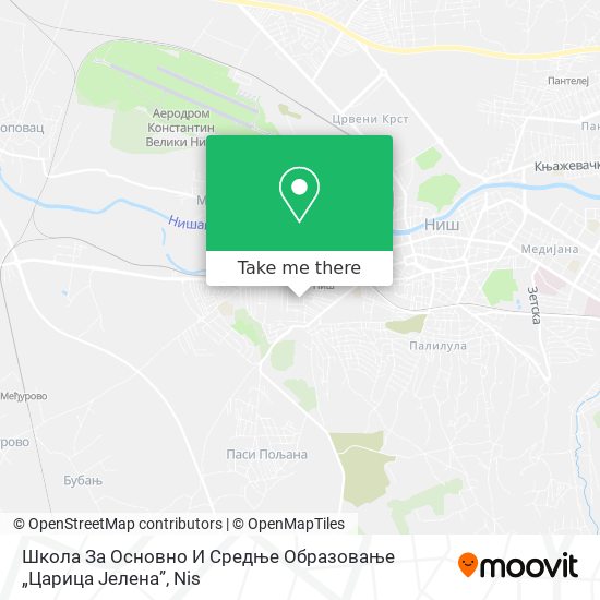 Школа За Основно И Средње Образовање „Царица Јелена” map