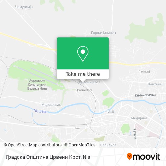 Градска Општина Црвени Крст map