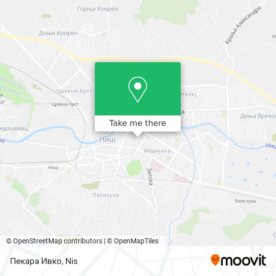 Пекара Ивко map
