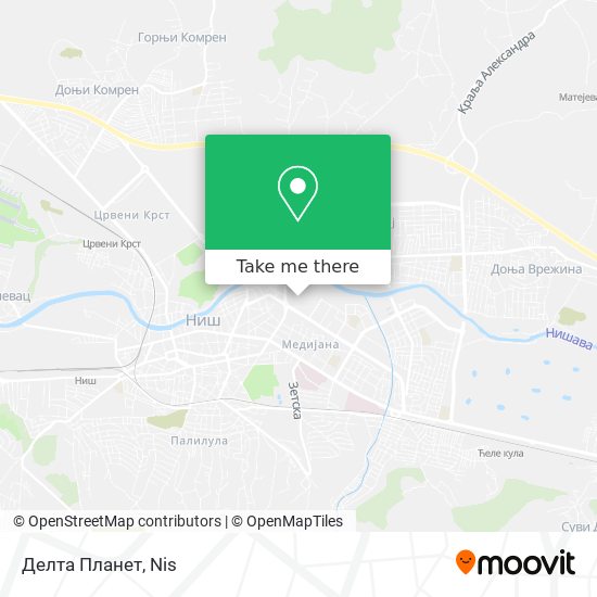 Делта Планет map