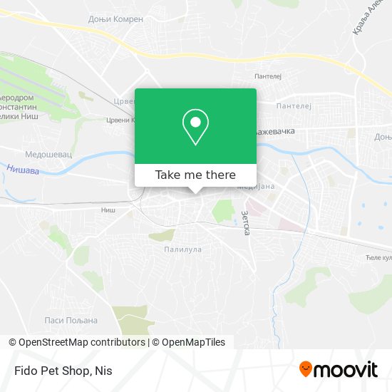 Fido Pet Shop map