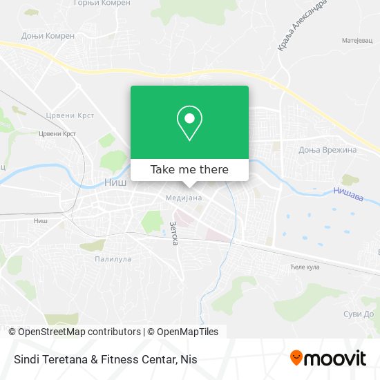 Sindi Teretana & Fitness Centar map