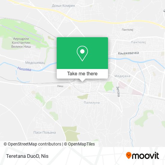 Teretana DuoD map