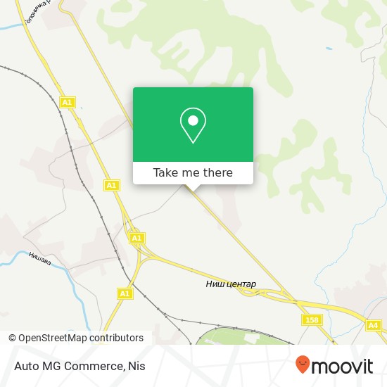 Auto MG Commerce map