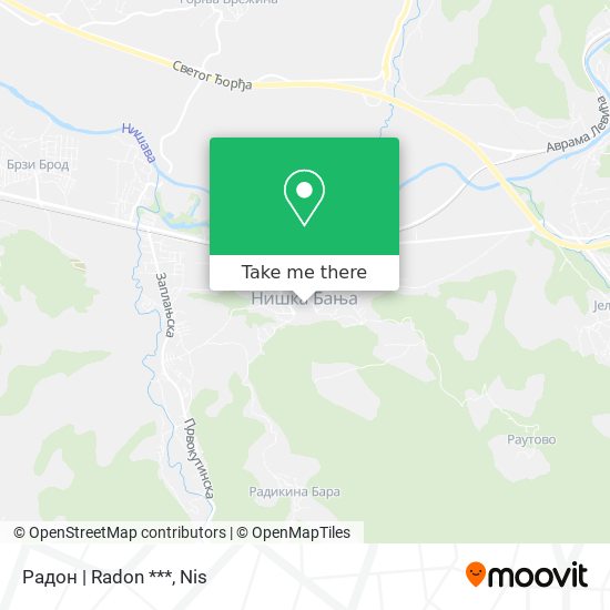 Радон | Radon *** map