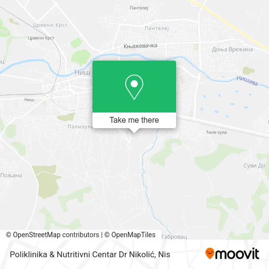 Poliklinika & Nutritivni Centar Dr Nikolić map