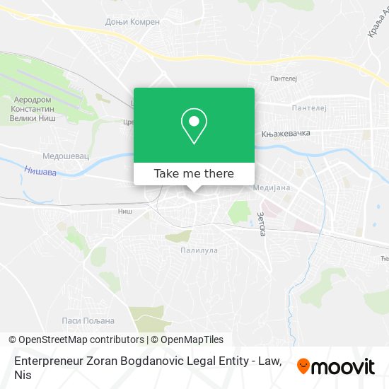 Enterpreneur Zoran Bogdanovic Legal Entity - Law map