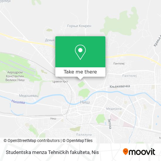 Studentska menza Tehničkih fakulteta map