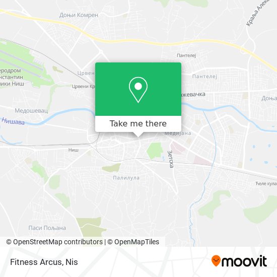 Fitness Arcus map