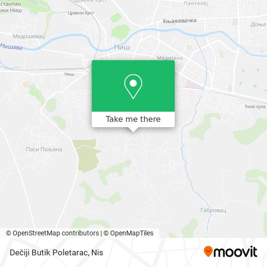 Dečiji Butik Poletarac map