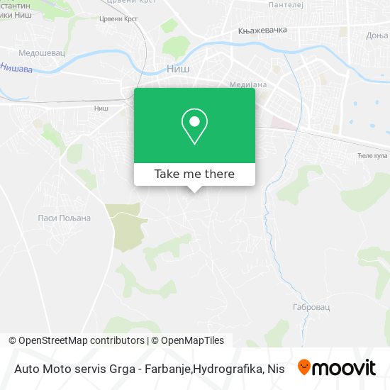 Auto Moto servis Grga - Farbanje,Hydrografika map