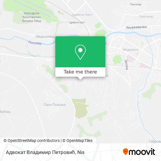 Адвокат Владимир Петровић map