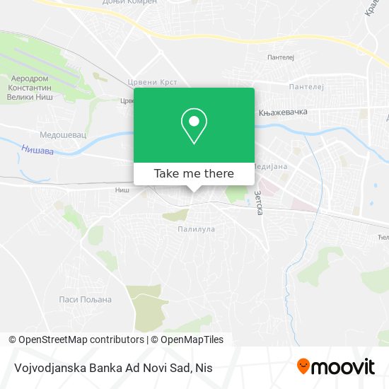 Vojvodjanska Banka Ad Novi Sad map