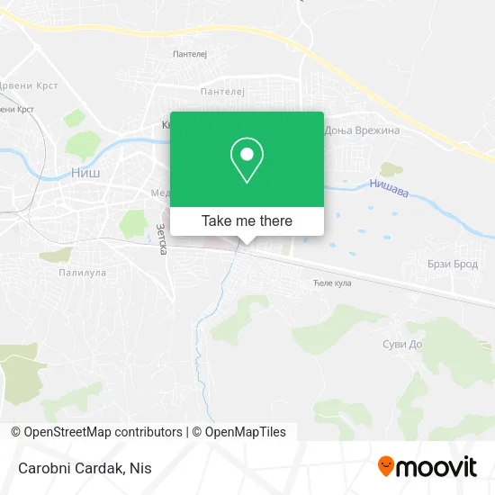 Carobni Cardak map