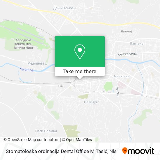 Stomatološka ordinacija Dental Office M Tasić map
