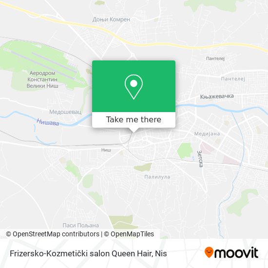 Frizersko-Kozmetički salon Queen Hair map