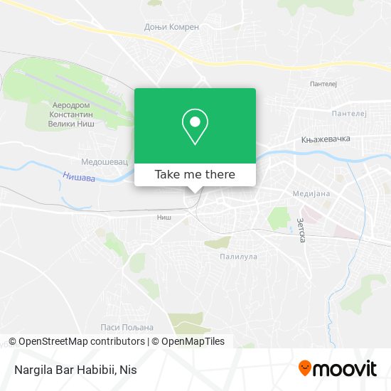 Nargila Bar Habibii map